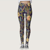 William Morris Bird en Pomegranate Floral Leggings (Voorkant)