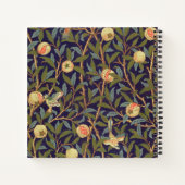 William Morris Bird en Pomegranate Floral Notitieboek (Achterkant)
