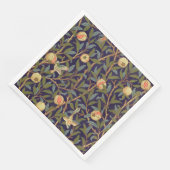 William Morris Bird en Pomegranate  Floral Servetten (Hoek)