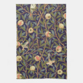 William Morris Bird en Pomegranate Theedoek (Verticaal)