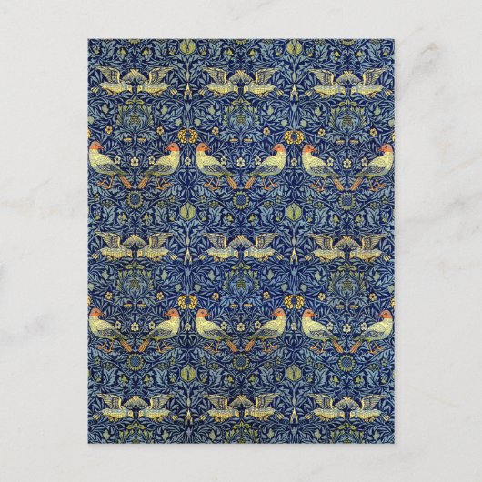 William Morris Bird Pattern Briefkaart (Voorkant)