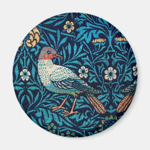 William Morris Birds Art Nouveau Floral Pattern Magneet