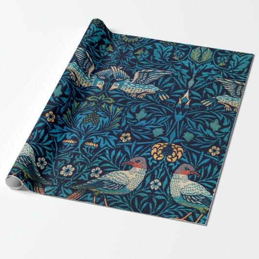 William Morris Birds Cadeaupapier (Uitgerold)