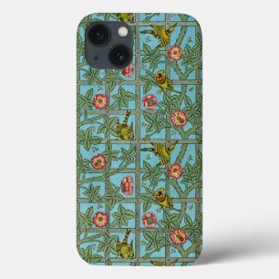 William Morris Birds en Flowers iPhone 13 Hoesje