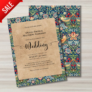 William Morris Birds Faire-part de mariage