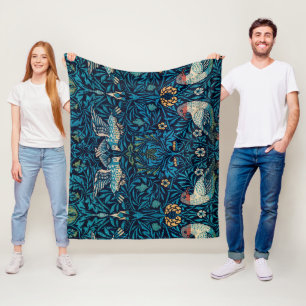 William Morris Birds Fleece Deken