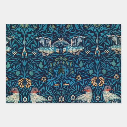 William Morris Birds Inpakpapier Vel (Voorkant 2)