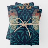 William Morris Birds, Kerstmis Inpakpapier Vel (In situ)