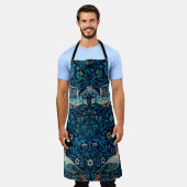 William Morris Birds Schort (Gedragen)