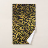 William Morris Black en Gold Willow Bough Bad Handdoek (Handdoek)