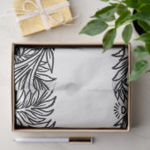 William Morris BLACK EN WHITE DESIGN TISSUE PAPER Tissuepapier (Geschenk)