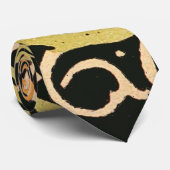 William Morris Black Floral Art Print Design Stropdas (Opgerold)