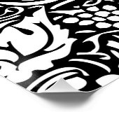 William Morris Black White Grape Vine Perfect Poster (Hoek)
