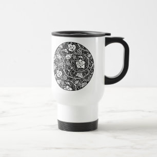 William Morris Black White Grape Vine Reisbeker