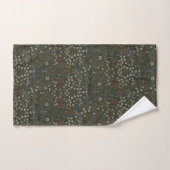William Morris Blackthorn Bloempatroon Bad Handdoek (Handdoek)