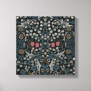 William Morris Blackthorn Floral Art Canvas Afdruk