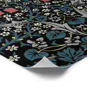 William Morris Blackthorn Floral Art Poster (Hoek)