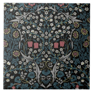 William Morris Blackthorn Floral Art Tegeltje