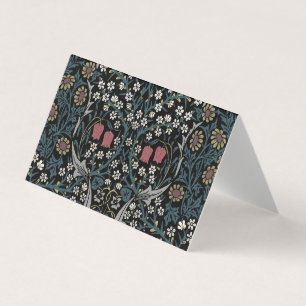 William Morris Blackthorn Floral Art Visitekaartjes