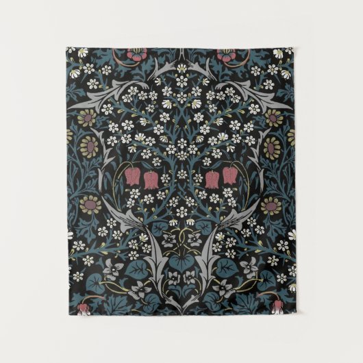 William Morris Blackthorn Floral Art Wandkleed (Voorkant)
