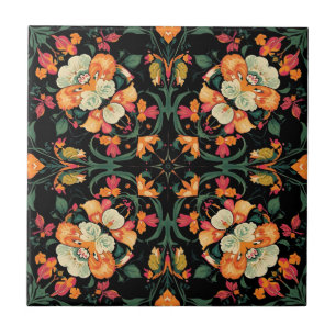 William Morris Blackthorn Florale Art Nouveau Tegeltje