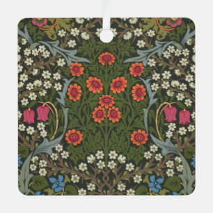 William Morris Blackthorn Garden Bloem Klassieker Metalen Ornament