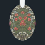 William Morris Blackthorn Garden Flower Classic<br><div class="desc">Ce design de fleurs botaniques à épines noires est basé sur le motif de papier peint à épines noires William Morris,  créé en 1892 par J.H. Deale pour Morris & Co. Le design floral est un motif botanique classique magnifique avec une touche de décoration élégante.</div>