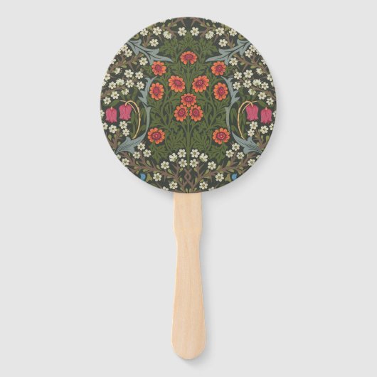 William Morris Blackthorn Garden Flower Classic Handwaaier (Voorkant)