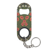 William Morris Blackthorn Garden Flower Classic Mini Flessenopener (Achterkant)