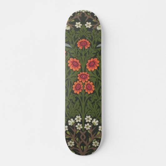 William Morris Blackthorn Garden Flower Classic Skateboard (Voorkant)