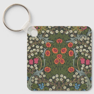 William Morris Blackthorn Garden Flower Classic Sleutelhanger