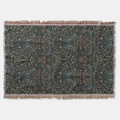 William Morris  Blackthorn Pattern Deken (Voorkant)