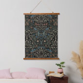 William Morris  Blackthorn Pattern Hangend Wandkleed (Slaapkamer)