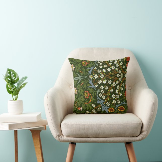 William Morris:  Blackthorn Pattern Kussen (Stoel)