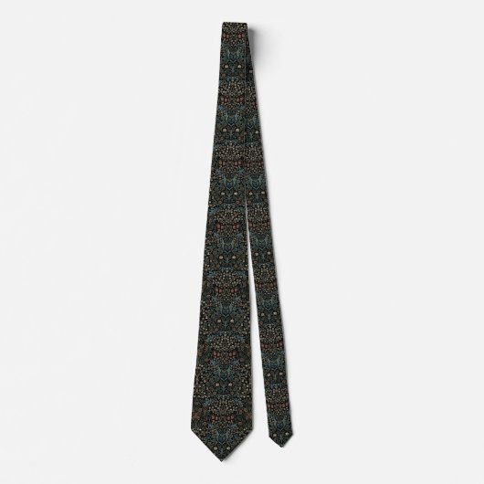 William Morris  Blackthorn Pattern Stropdas (Voorkant)