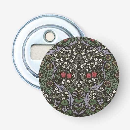William Morris Blackthorn Tapestry Floral Button Flesopener (Voorkant)