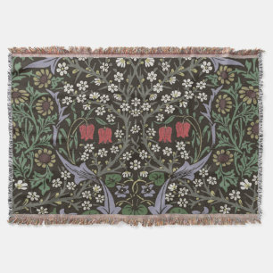 William Morris Blackthorn Tapestry Floral Deken