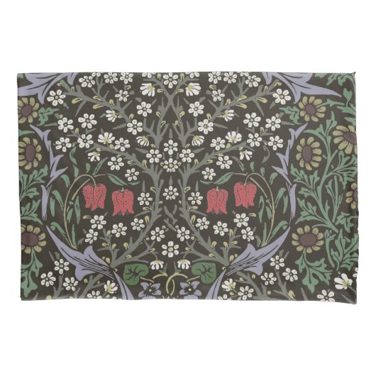 William Morris Blackthorn Tapestry Floral Kussensloop (Voorkant)
