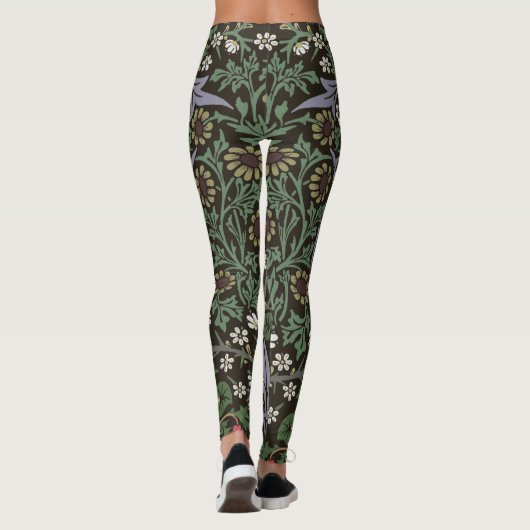 William Morris Blackthorn Tapestry Floral Leggings (Achterkant)