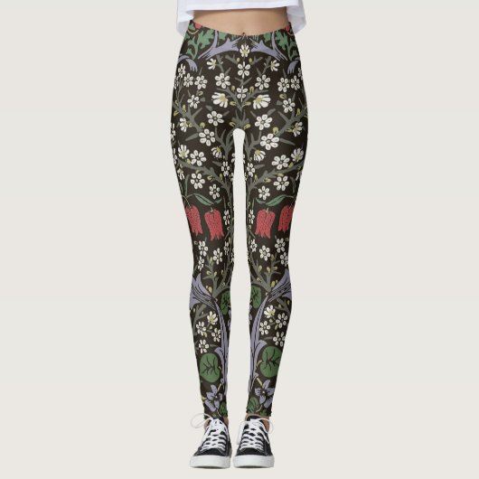William Morris Blackthorn Tapestry Floral Leggings (Voorkant)