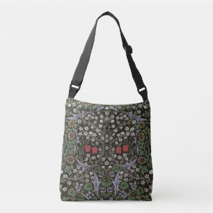 William Morris Blackthorn Tapijt Bloemstuk Crossbody Tas