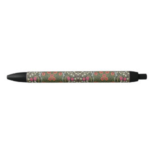 William Morris Blackthorn Tuin Bloem Klassieker Zwarte Inkt Pen