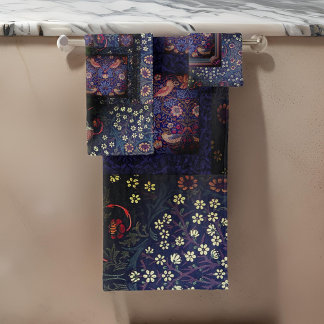 William *Morris Blackthorne Strawberry Thief | Bad Handdoek