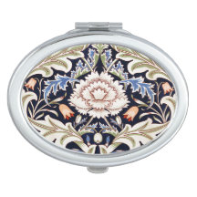 William Morris  Blauw Beige Bloembloemen