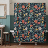 William Morris Blauwe Turkoois Arts & Crafts Bloem
