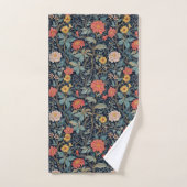 William Morris Bleu Sarcelle Arts & Crafts Floral (Serviette à main)