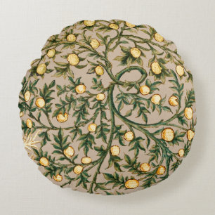 William Morris Bloem Fruit Tuin Bloem Klassieker Rond Kussen