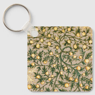William Morris Bloem Fruit Tuin Bloem Klassieker Sleutelhanger