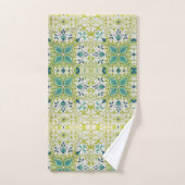 William Morris Bloemen Blauw Blauw Blauw Bad Handdoek (Handdoek)