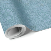William Morris  bloemen Blauw Cadeaupapier (Rol Hoek)
